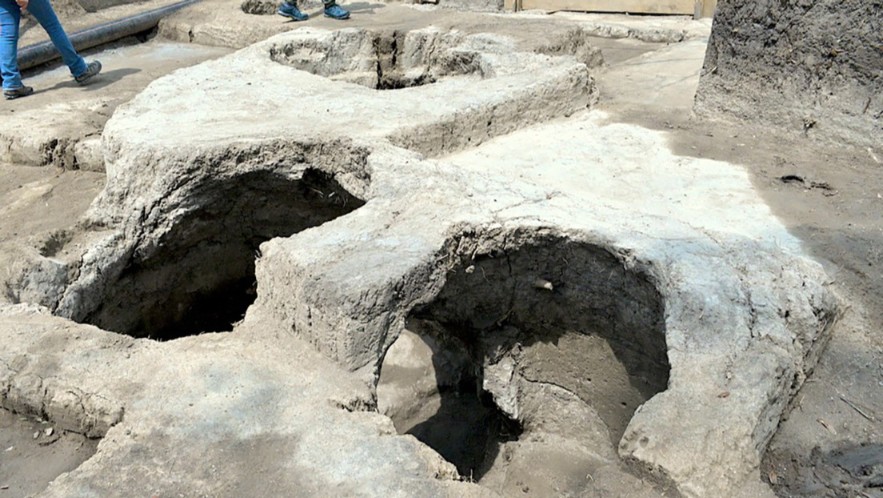 El hallazgo tuvo lugar durante los trabajos de construcción de una estación de la línea 3 de Cablebús a la altura del parque Cri Cri.