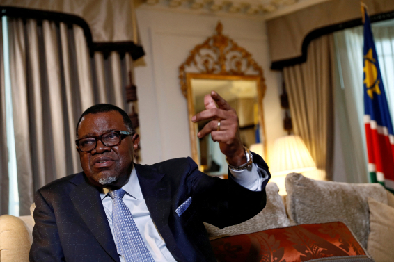 Preidente Geingob de Namibia
