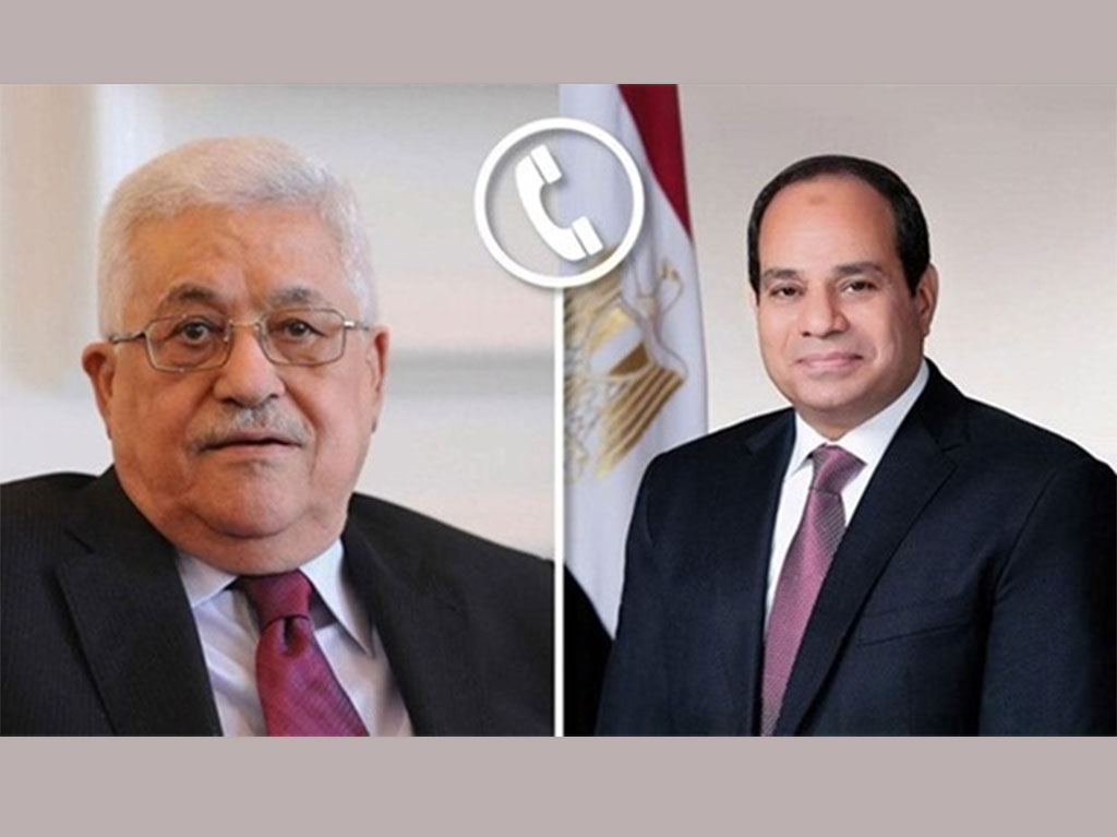 Presidente Mahmoud Abbas y Presidente Abdel Fattah El Sisi en conversación telefónica