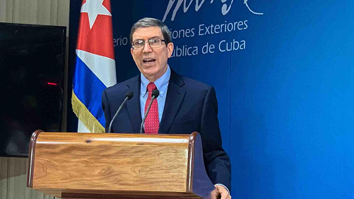 Bruno Rodríguez,  Ministro de Relaciones Exteriores de Cuba. Fuente: Telesur