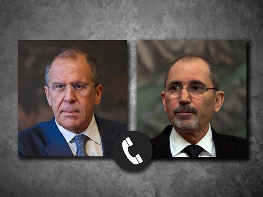 El ministro de Asuntos Exteriores de Rusia Serguéi Lavrov debatió en conversación telefónica con su homólogo jordano Ayman Safadi
