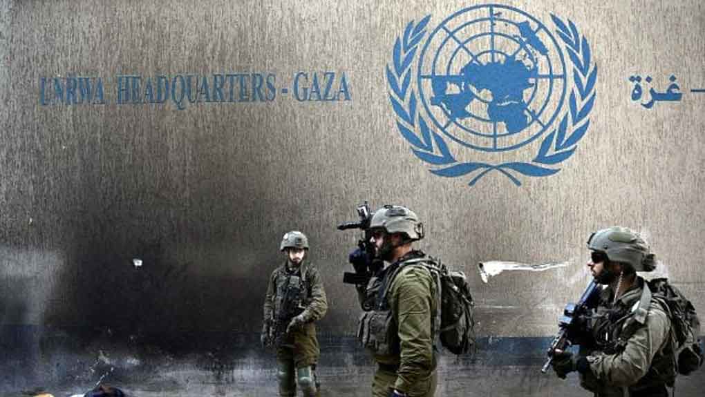 Ataques israelíes al Cuartel de la UNRWA em Gaza
