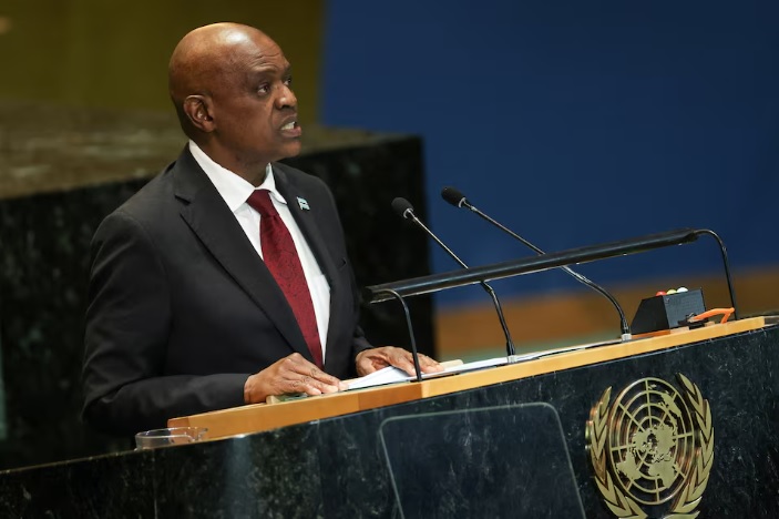 El presidente de Botsuana Mokgweetsi Eric Keabetswe Masisi