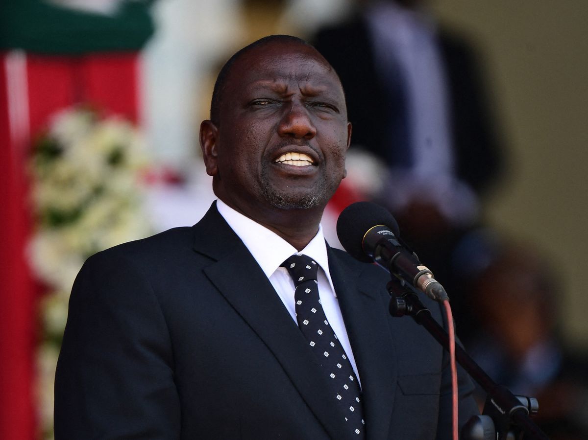 El presidente keniano, William Ruto