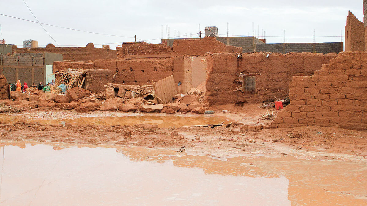 Inundacion en Marruecos