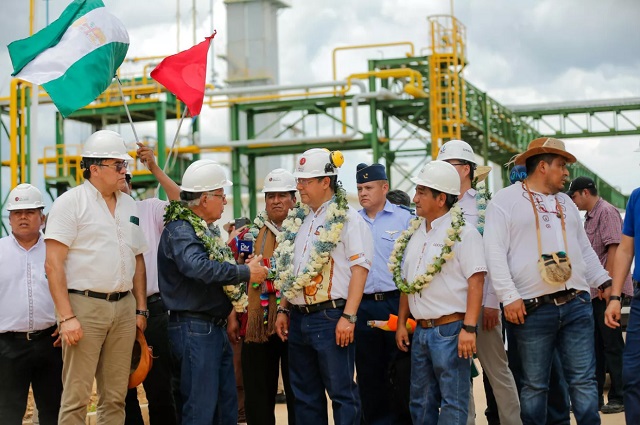 Inauguración del complejo siderúrgico de El Mutún / © Foto : Agencia Boliviana de Información