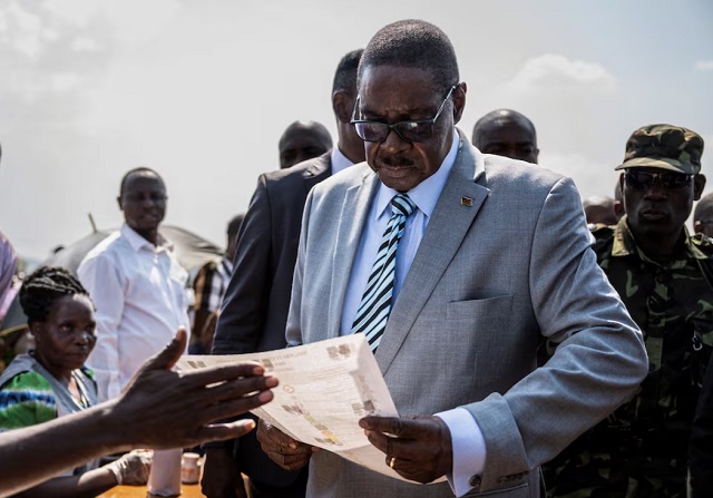 El candidato presidencial de Malawi y líder del Partido Democrático Progresista, Peter Mutharika / Foto: Reuters