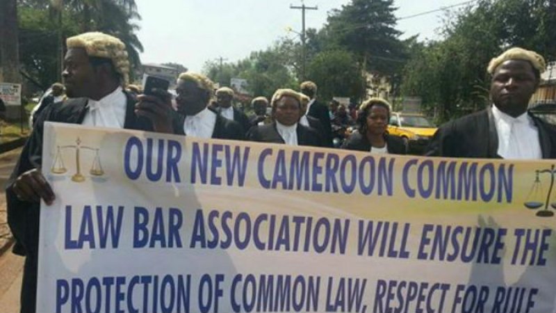 Abogados cameruneses anglofonos en defensa del sistema Common Law
