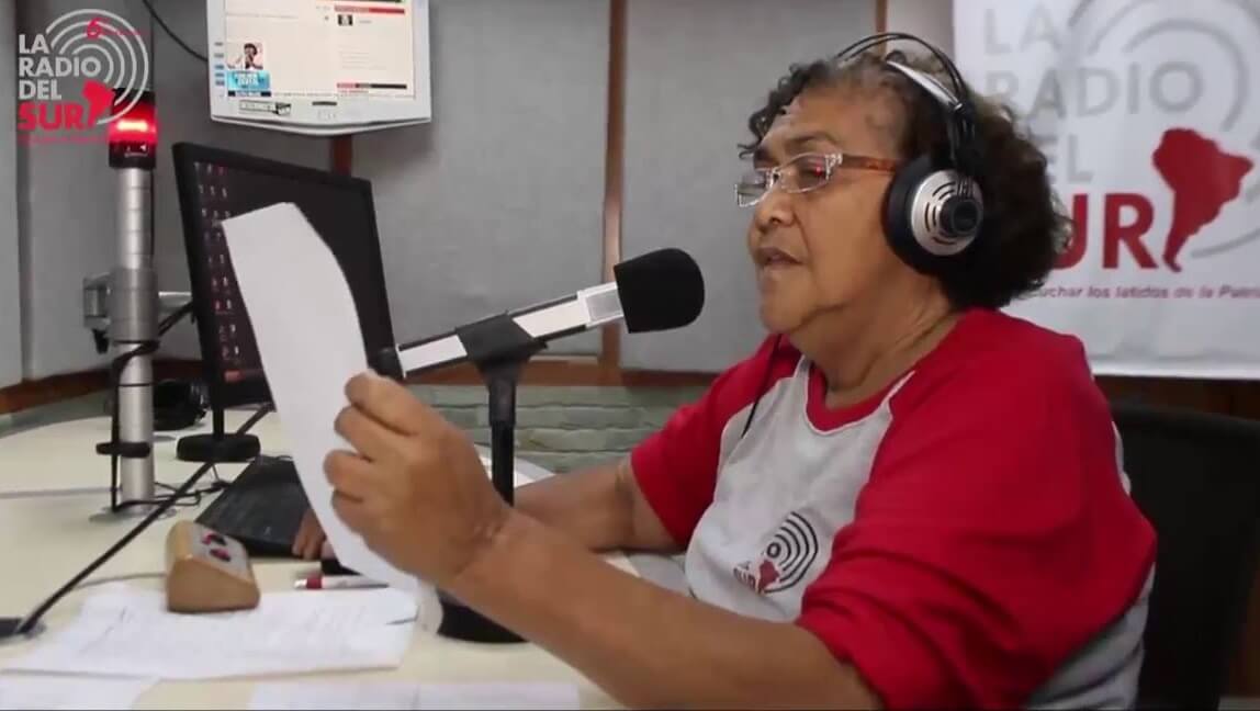 America Millan, fundadoras de La Radio del Sur