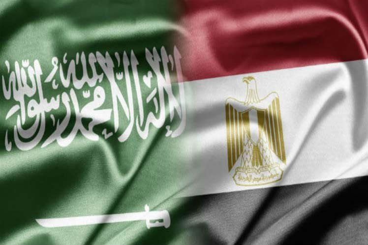 Banderas Saudita Egipto