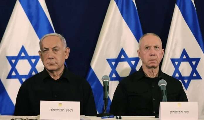 Benjamín Netanyahu y Yoav Gallant