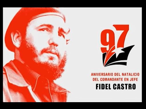 Imagen ilustrativa 97 aniversario Fidel Castro