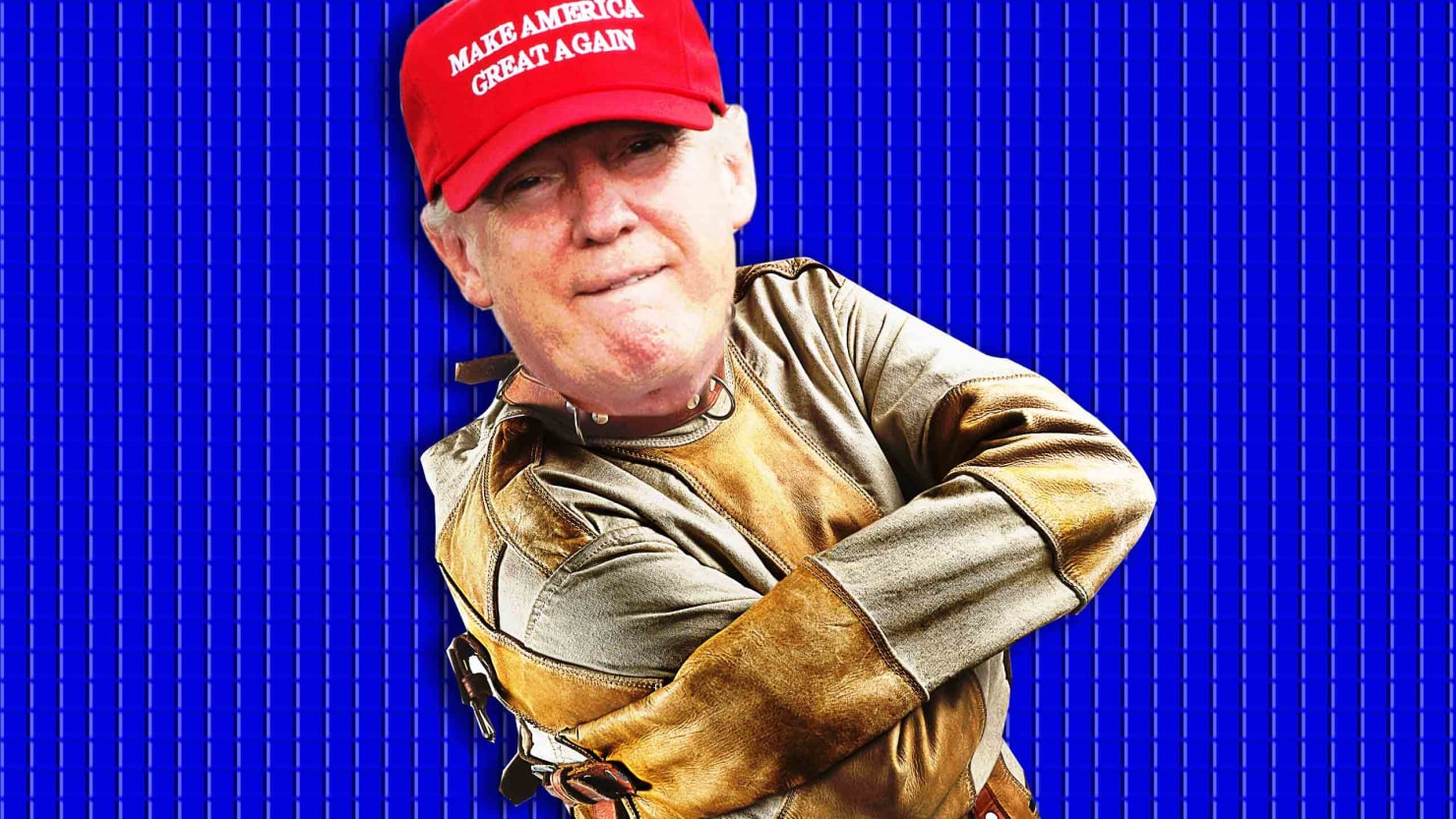 El enloquecido presidente Trump ha sido blanco de todo tipo de parodias