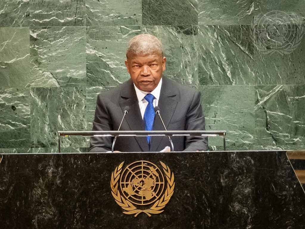 El presidente de Angola João Lourenço