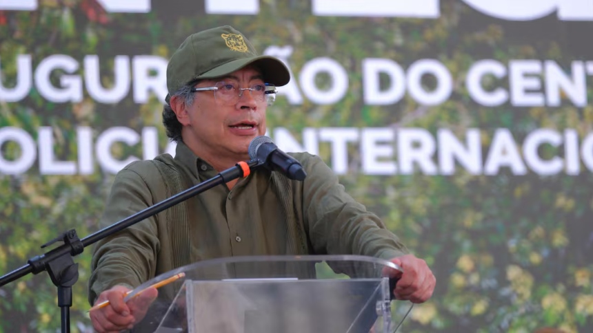 El presidente de Colombia Gustavo Petro