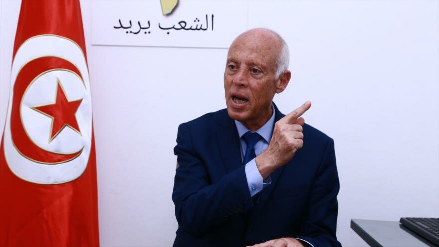 El presidente tunecino Kais Said
