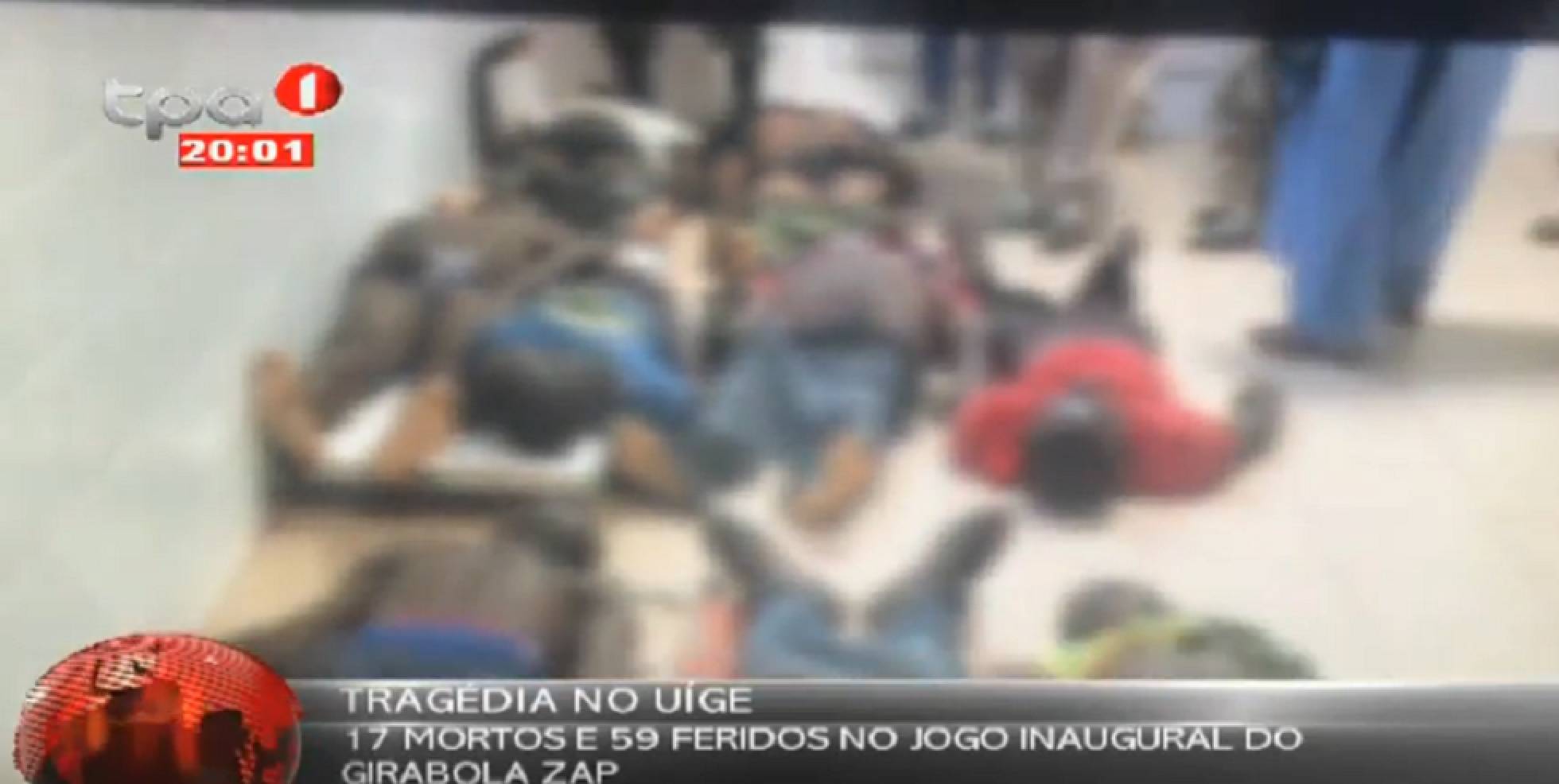 Imagen de un video publicado en Youtube por la televisión pública de Angola