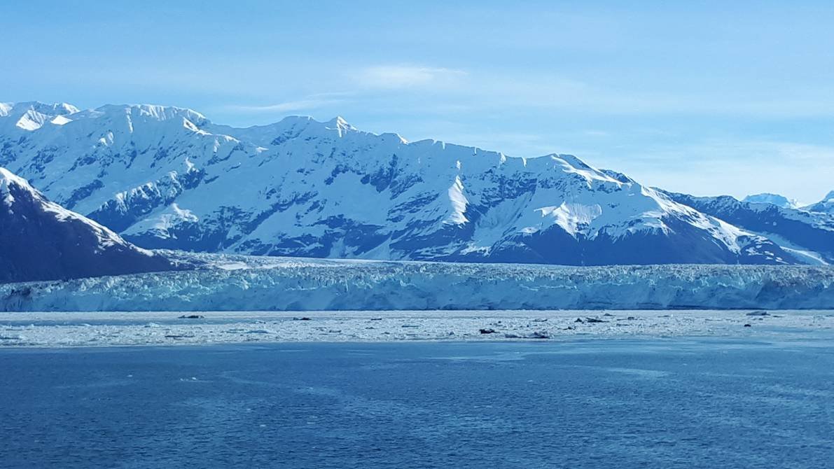 Imagen del Glaciar Hubbard ubicado en Alaska Estados Unidos. Foto Flickr