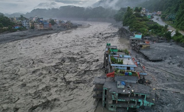 Inundaciones en Nepal 1