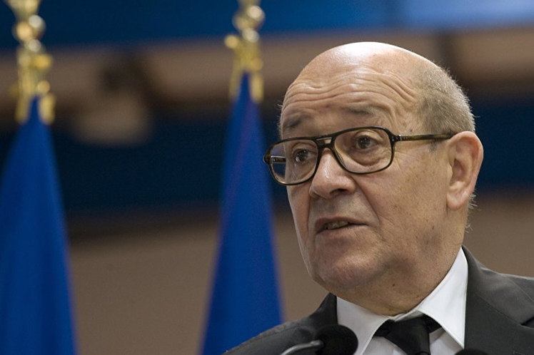 Jean Yves Le Drianangola, Ministro de Asuntos Exteriores de Francia