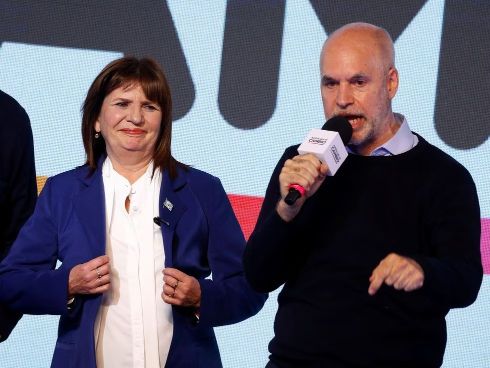 Los candidatos Patricia Bullrich y Horacio Rodríguez Larreta en su balance de las elecciones primarias en Argentina