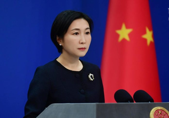 Mao Ning vocera del Ministerio de Relaciones Exteriores