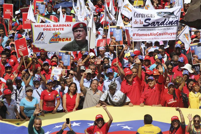 Movilización en apoyo a la Asamblea Nacional Constituyente