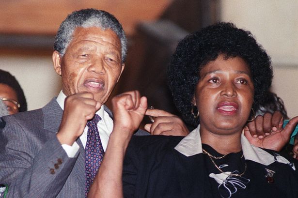 Nelson y Winnie Mandela