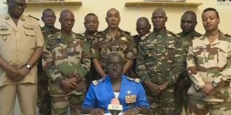 Portavoz de la junta militar Amadou Abdramane