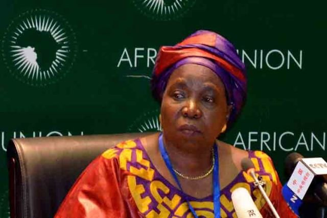 Presidenta de la Unión Africana Nkosazana Dlamini Zuma
