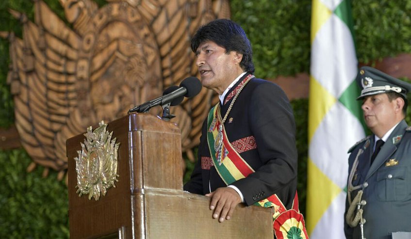 Presidente de Bolivia Evo Morales