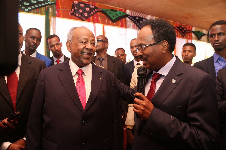 Presidentes de Yibuti y Somalia