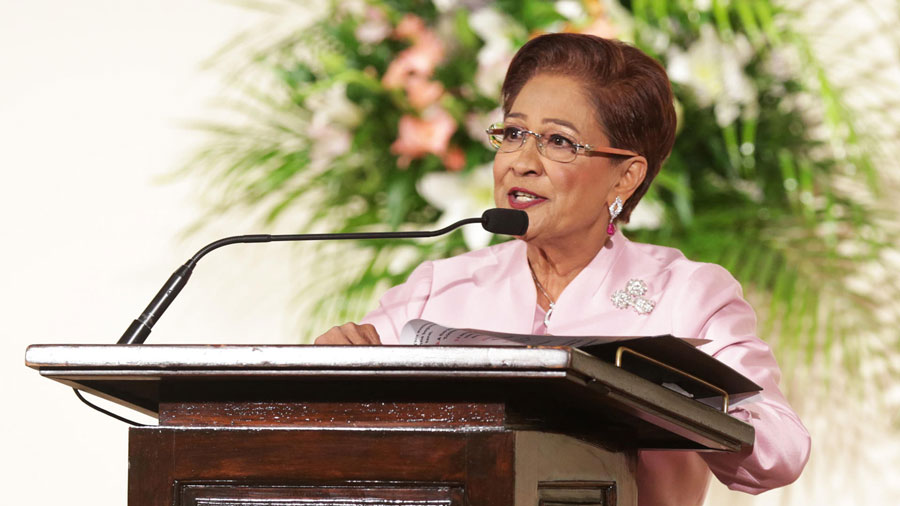 Primera ministra de Trinidad y Tobago Kamla Persad Bissessar