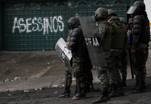 Protesta en Ecuador