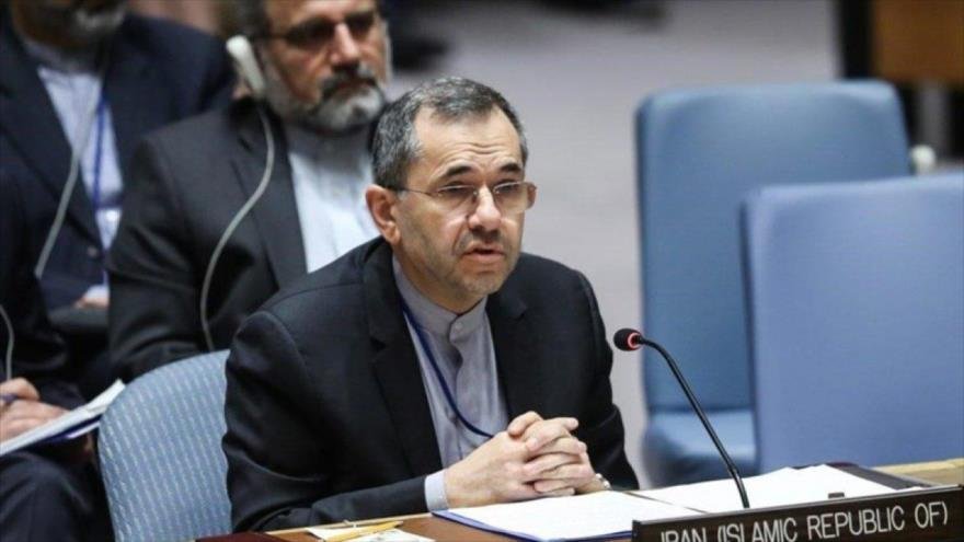 Representante permanente de Irán ante la ONU Mayid Tajt Ravanchi