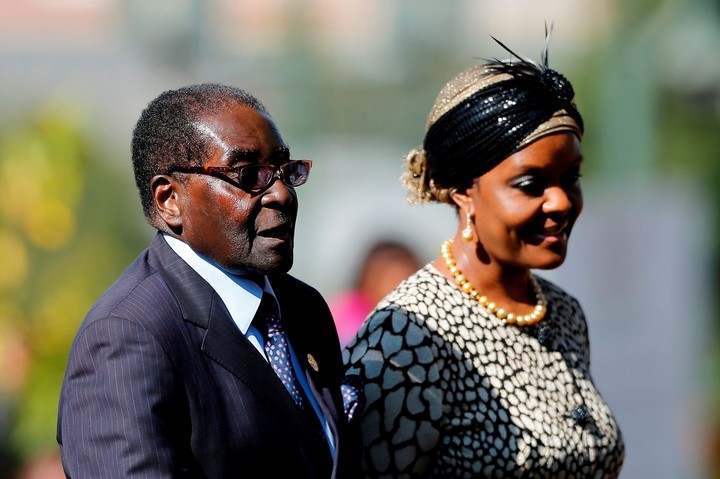 Robert y Grace Mugabe
