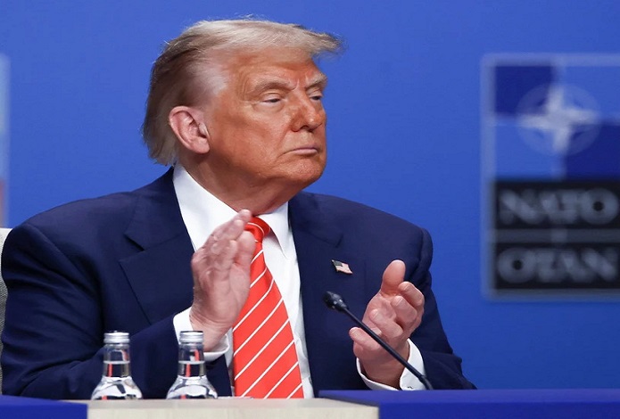 Trump ofreció declaraciones este miércoles desde La Haya en el marco de la reunión anual de la OTAN