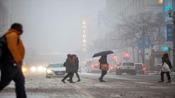  - Más de 55 millones de personas en Estados Unidos se encuentran bajo alerta por bajas temperaturas. | Foto: Xinhua - 