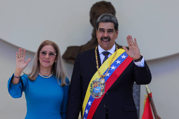 La pareja presidencial venezolana