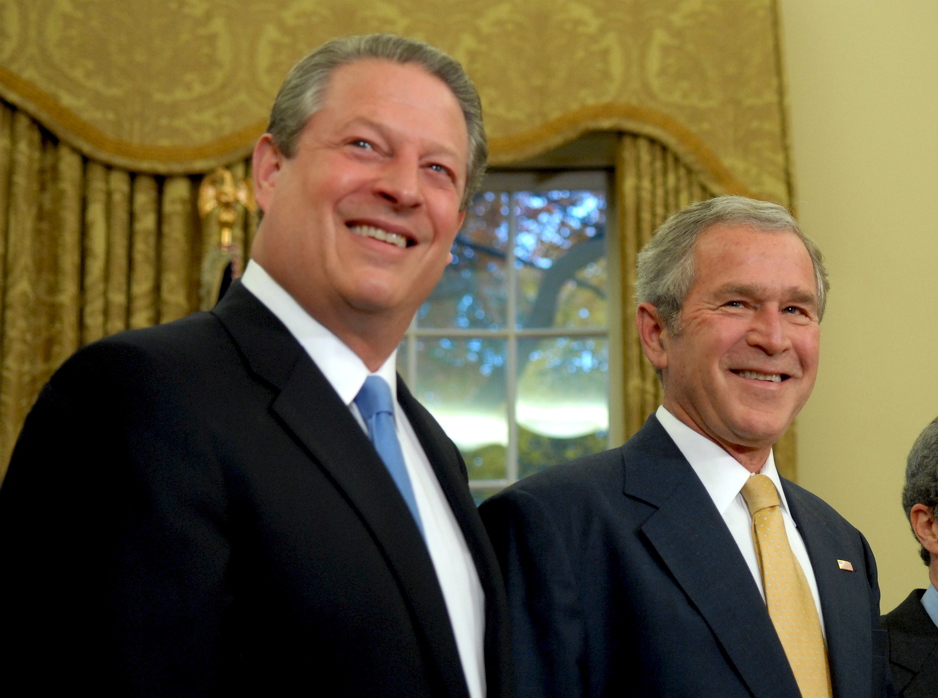 Al Gore y George Bush