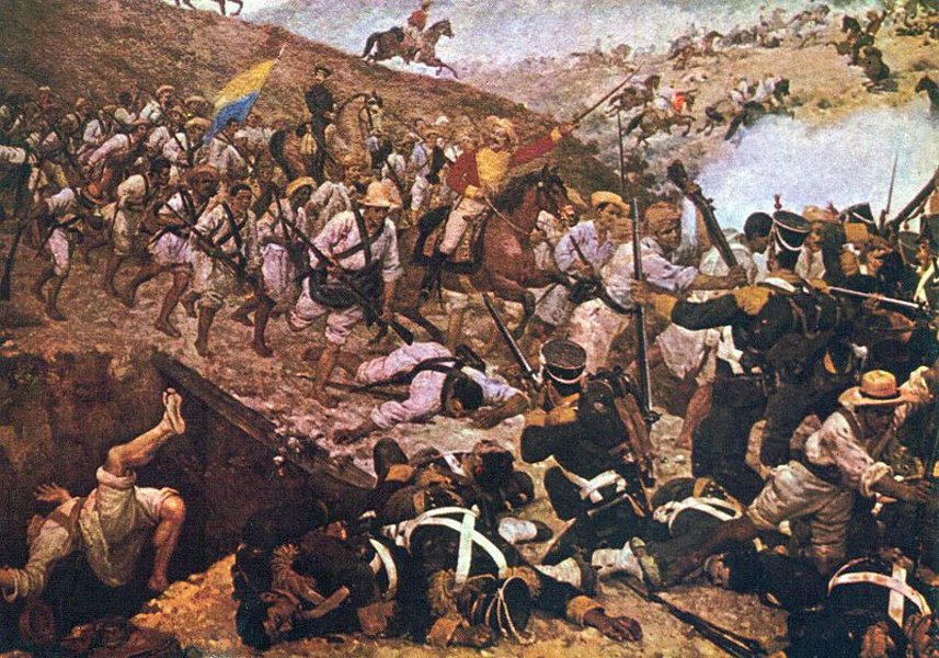 Batalla de Boyaca comandada por Simón Bolívar