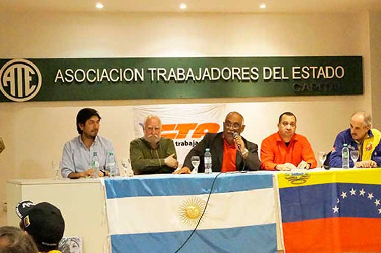 El comité en apoyo y solidaridad con Venezuela quedó instalado en Argentina