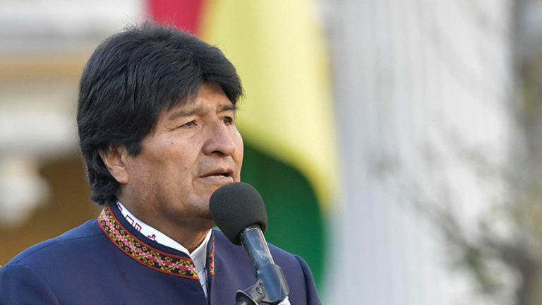 Presidente de Bolivia Evo Morales
