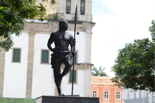 Estatua de Zumbi en Sao Paulo