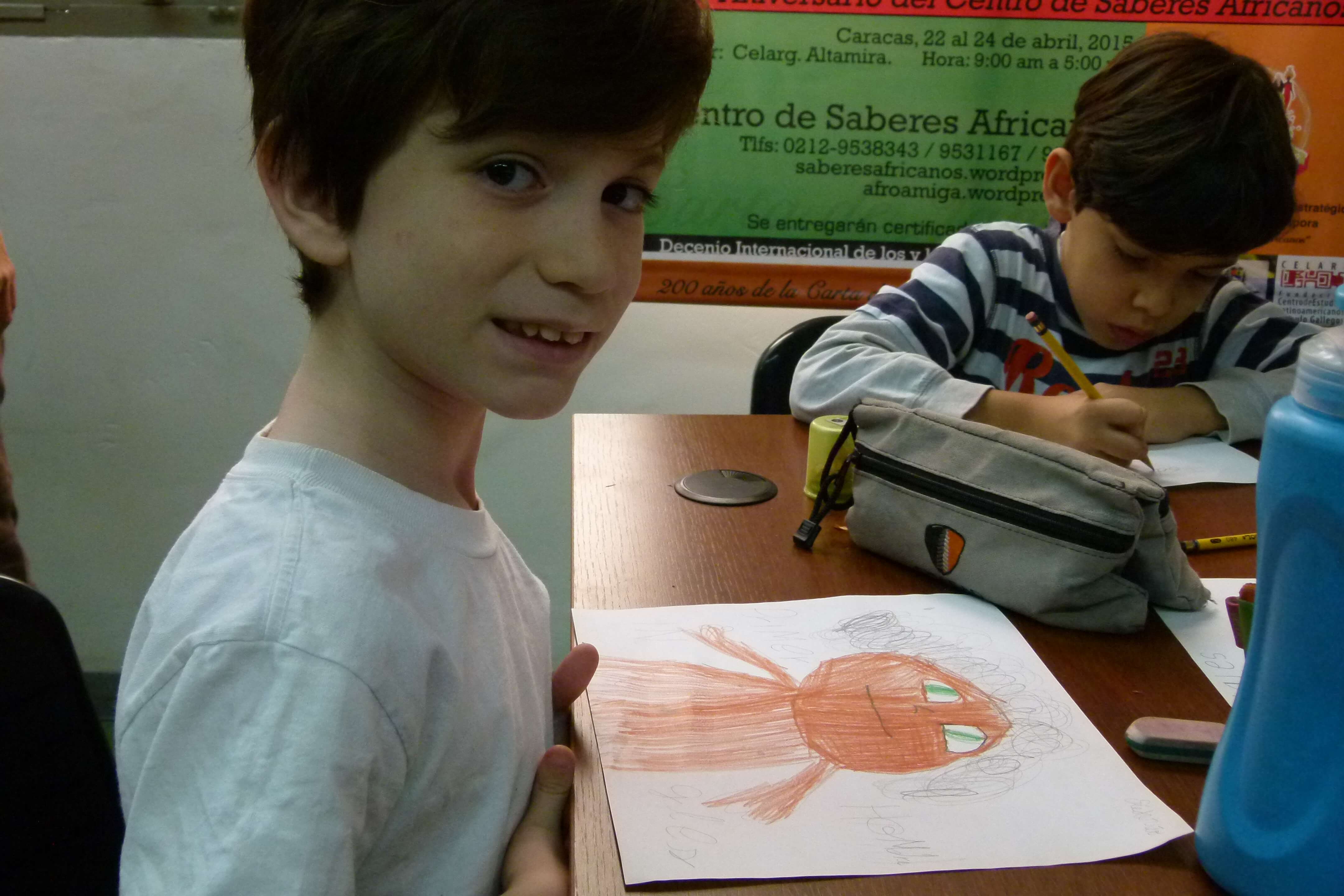 Federico Vidaurre y su dibujo