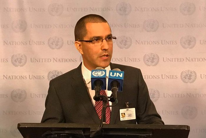 Canciller Venezolano Jorge Arreaza ante la ONU
