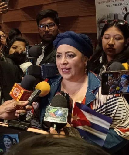 Ministra de la Presidencia de Bolivia María Nela Prada