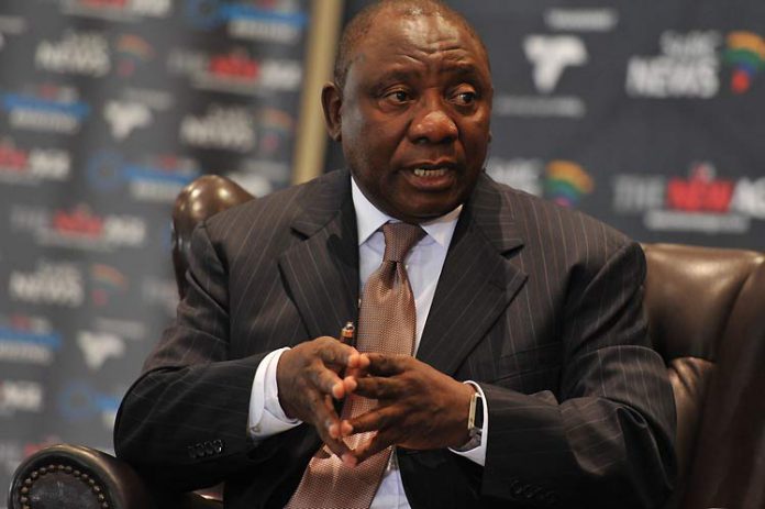 Presidente Sudafricano Cyril Ramaphosa