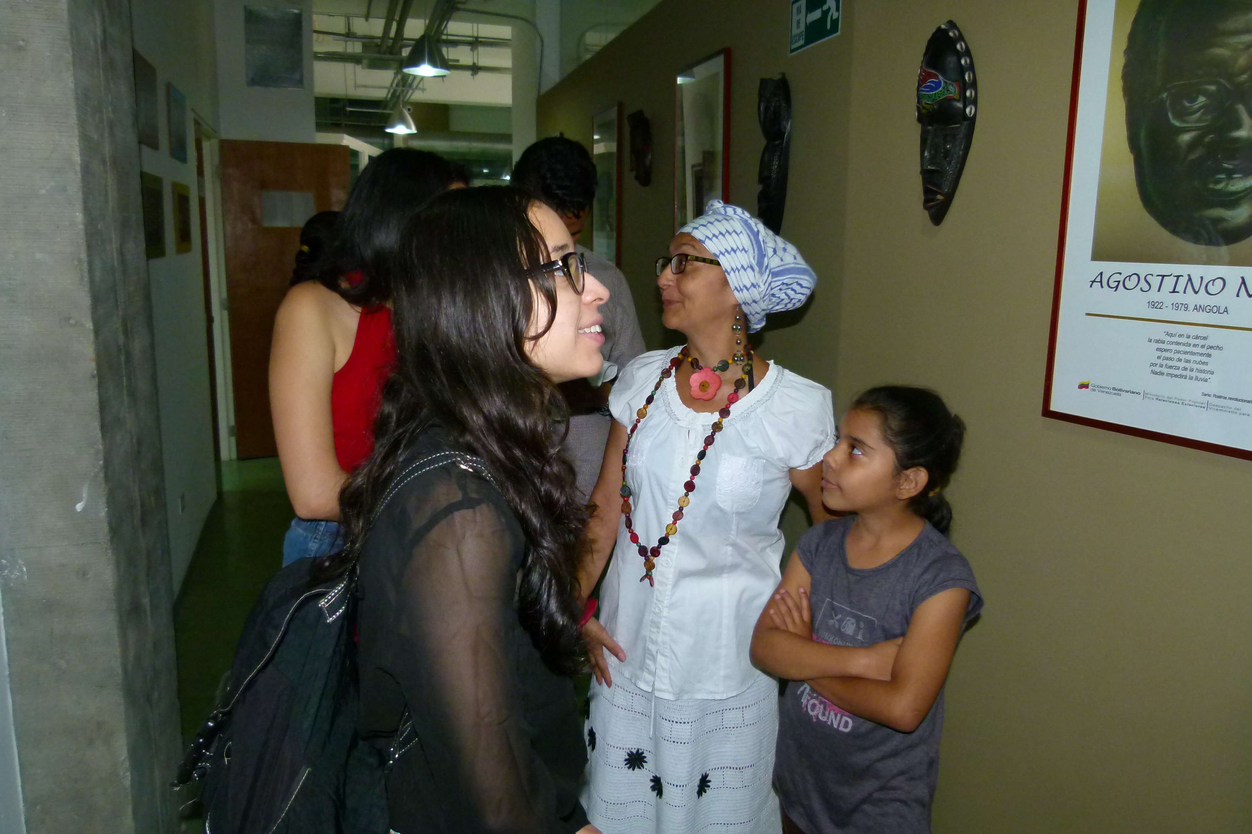 Recorrido en las instalaciones del Centro de Saberes Africanos, Americanos y Caribeños