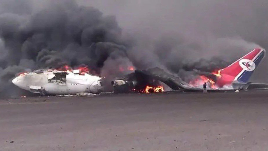 srael destruye el último avión comercial operativo de Yemen